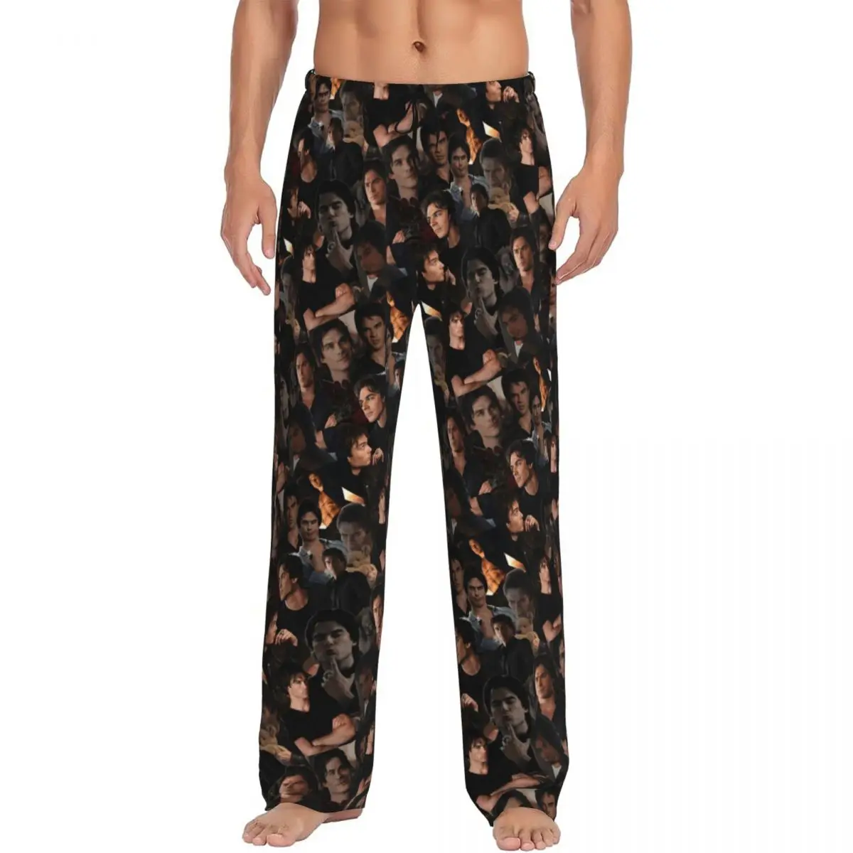 Custom The Vampire Diaries Pajama Pants for Men Damon Salvatore Lounge Sleep Drawstring Sleepwear Bottoms with Pockets
Custom The Vampire Diaries Pajama Pants for Men Damon Salvatore Lounge Sleep Drawstring Sleepwear Bottoms with Pockets