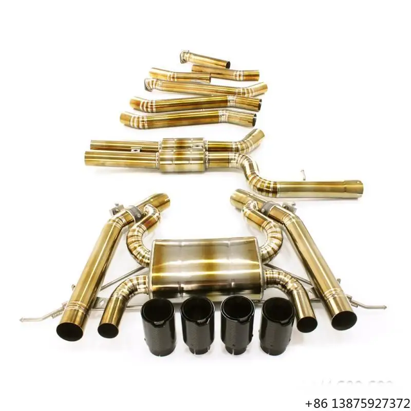 Automotive Parts Exhaust Pipe for M3 M4 G80 G82 2021 3.0L Titanium Alloy Gold Color Piping 3'' to 3.5''
Automotive Parts Exhaust Pipe for M3 M4 G80 G82 2021 3.0L Titanium Alloy Gold Color Piping 3'' to 3.5''