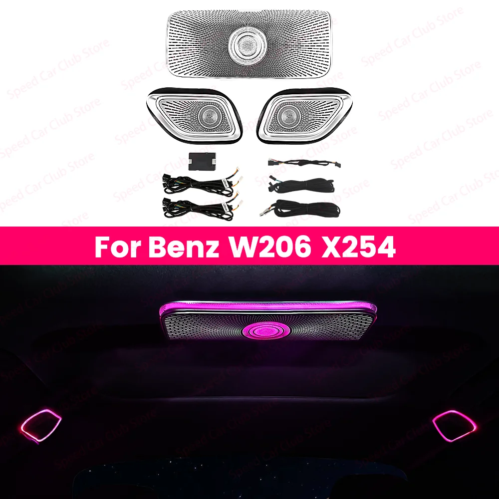 64 Color Roof Speaker Ambient Light for Mercedes Benz New C-Class W206 Car Interior Lighting with Remote Control
64 Color Roof Speaker Ambient Light for Mercedes Benz New C-Class W206 Car Interior Lighting with Remote Control