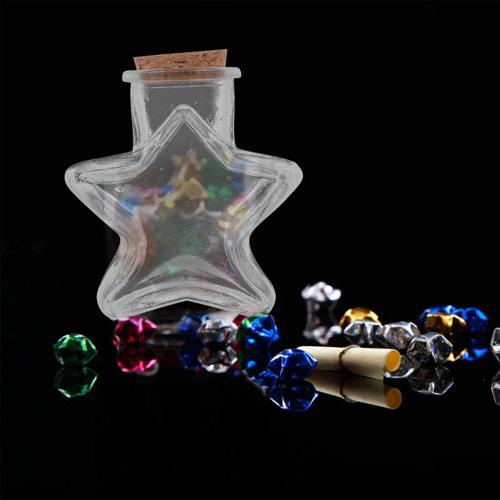 5Pcs Transparent Miniature Glass Wishing Bottles with Cork Stoppers for DIY Message Jars Essential Oil Storage Decorative Gift
5Pcs Transparent Miniature Glass Wishing Bottles with Cork Stoppers for DIY Message Jars Essential Oil Storage Decorative Gift
