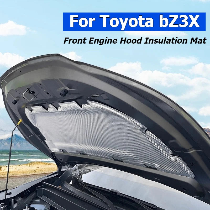 For Toyota bZ3X Front Engine Hood Insulation Mat Car Sound Heat Cotton Pad Soundproof Mat Cover Foam Fireproof Heat Accessories
For Toyota bZ3X Front Engine Hood Insulation Mat Car Sound Heat Cotton Pad Soundproof Mat Cover Foam Fireproof Heat Accessories