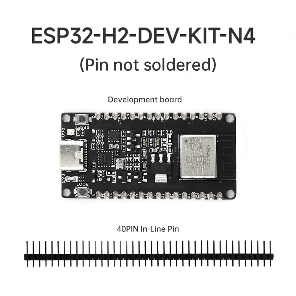 ESP32-H2 Microcontroller Development Board Onboard ESP32-H2-MIN1-1-N4 Module TYPE-C Interface
ESP32-H2 Microcontroller Development Board Onboard ESP32-H2-MIN1-1-N4 Module TYPE-C Interface