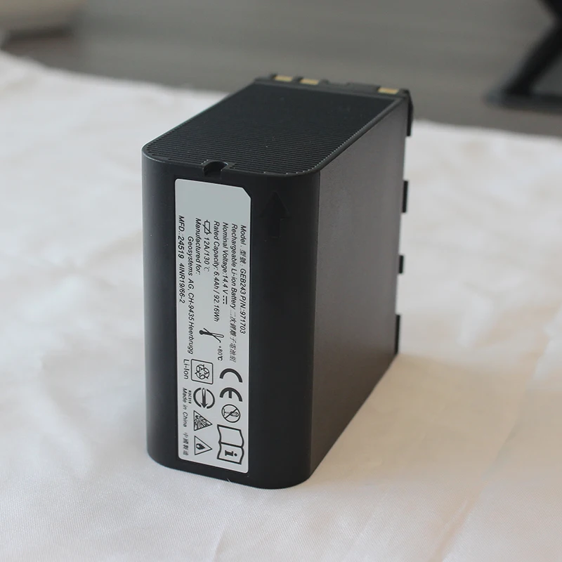 Li-ion Battery GEB243 for Leic P Series 3D Laser Scanner TM30 TS30 total station
Li-ion Battery GEB243 for Leic P Series 3D Laser Scanner TM30 TS30 total station