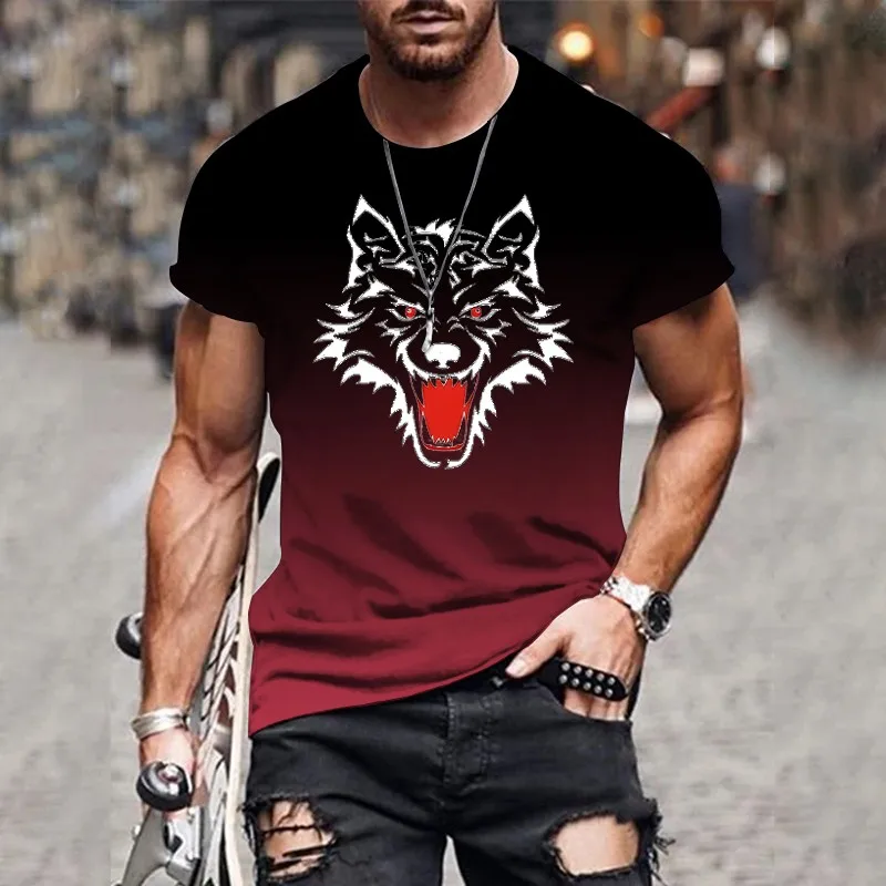 Camiseta de manga corta con estampado Digital 3D para hombre, camisa informal de cuello redondo degradado, топы de gran tamañ
Camiseta de manga corta con estampado Digital 3D para hombre, camisa informal de cuello redondo degradado, топы de gran tamañ