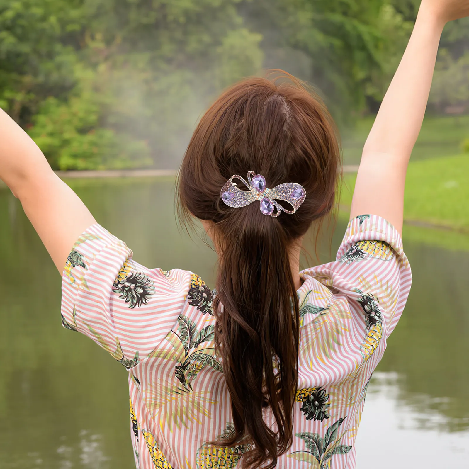 Rhinestone Hair Clips for Women Bow Style Elegant Hair Accessories for Daily Wear Wedding Prom Birthday Photo Shoot French
Rhinestone Hair Clips for Women Bow Style Elegant Hair Accessories for Daily Wear Wedding Prom Birthday Photo Shoot French