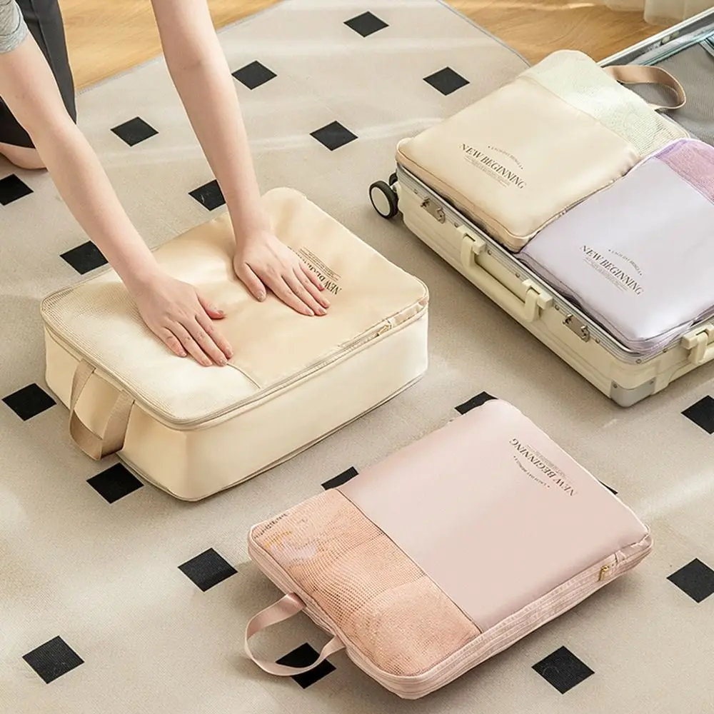 Large Capacity Travel Clothing Storage Bag Dustproof Foldable Compressible Packing Cube Waterproof Space Saving
Large Capacity Travel Clothing Storage Bag Dustproof Foldable Compressible Packing Cube Waterproof Space Saving