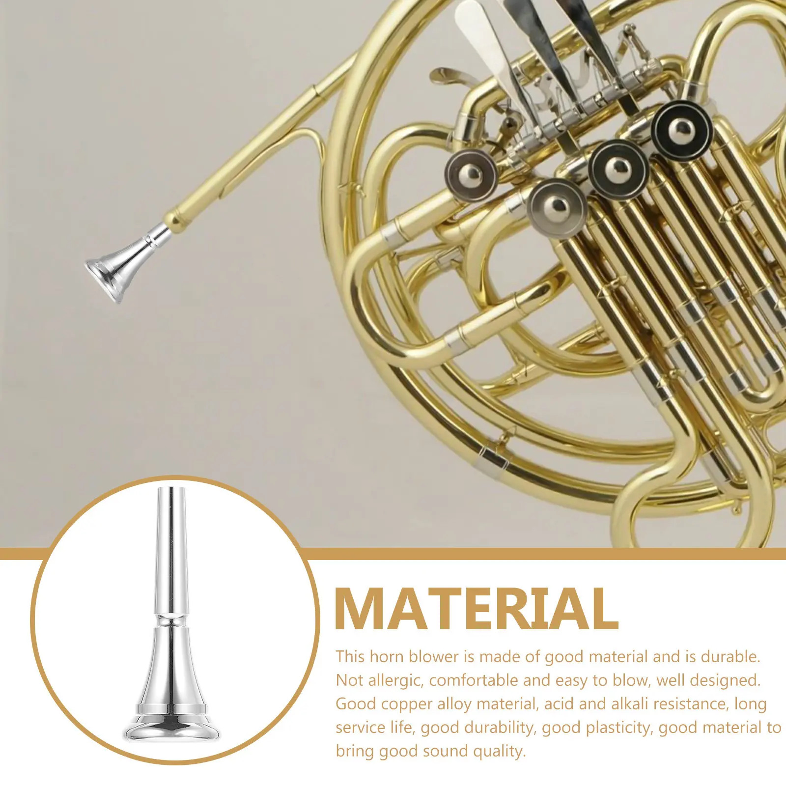 Premium Brass Horn Mouthpiece for Beginners to Professionals Smooth Finish Easy Clean Loud Projection Warm Tone Horn Accessories
Premium Brass Horn Mouthpiece for Beginners to Professionals Smooth Finish Easy Clean Loud Projection Warm Tone Horn Accessories