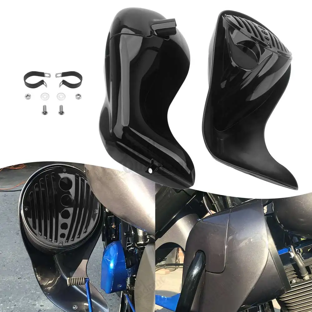 8" Motorcycle Speaker Grills Lower Vented Leg Fairings for Harley Touring Road King Street Electra Glide Ultra Classic 1993-2023
8" Motorcycle Speaker Grills Lower Vented Leg Fairings for Harley Touring Road King Street Electra Glide Ultra Classic 1993-2023