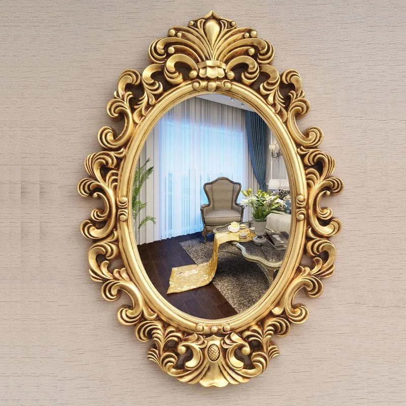 European French retro bathroom mirror light luxury bathroom wall-mounted mirror entrance fireplace arched carved decorative
European French retro bathroom mirror light luxury bathroom wall-mounted mirror entrance fireplace arched carved decorative