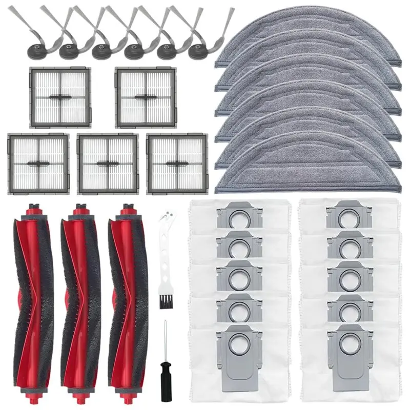 Комплект сменных запчастей и аксессуаров для пылесосов Roborock Q10 S5/Q10 S5+/Q10 X5/Q10 X5+ (модель Y15A)
Комплект сменных запчастей и аксессуаров для пылесосов Roborock Q10 S5/Q10 S5+/Q10 X5/Q10 X5+ (модель Y15A)