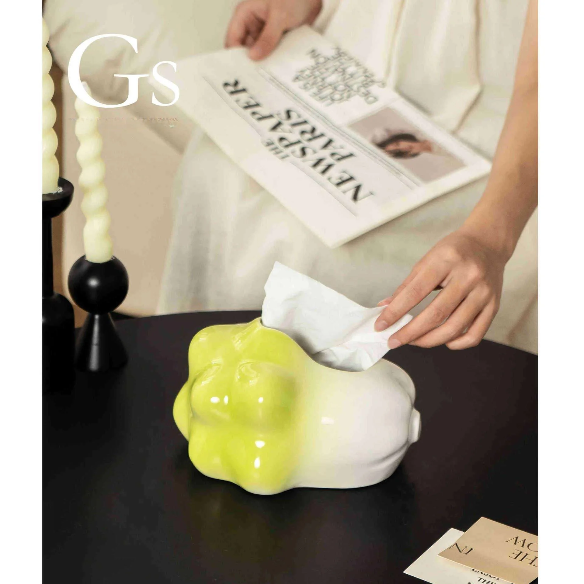 Simulated Cabbage Ceramic Tissue Box TV Cabinet Living Room Coffee Table Decorative Accessories Minimalist Style
Simulated Cabbage Ceramic Tissue Box TV Cabinet Living Room Coffee Table Decorative Accessories Minimalist Style