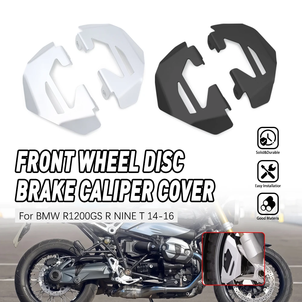 Motorcycle Accessory Premium Front Wheel Brake Caliper Guards Cover CNC Aluminum For BMW R NINE T 2014 2015 2016 R1200 GS