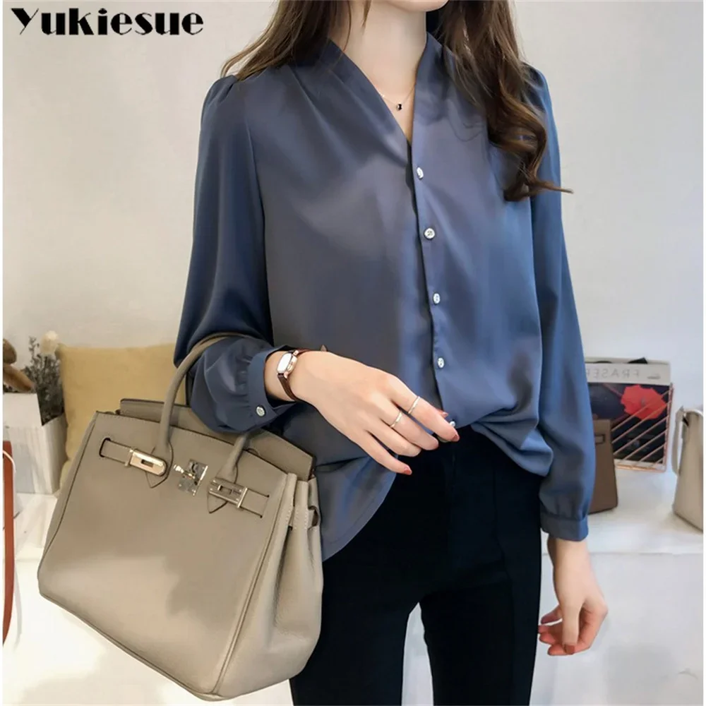 Silk Women's Shirt Long Sleeve Fashion Woman Blouses 2022 Satin Top Female Shirts and Blouse Basic Ladies Tops OL Women Blusas
Silk Women's Shirt Long Sleeve Fashion Woman Blouses 2022 Satin Top Female Shirts and Blouse Basic Ladies Tops OL Women Blusas