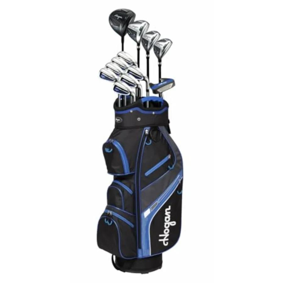 Golf FW-817 Men Right Golf Clubs Set with Cart Bag, Regular Flex for outdoor use, graphite shafts, black/silver, lightweight an
Golf FW-817 Men Right Golf Clubs Set with Cart Bag, Regular Flex for outdoor use, graphite shafts, black/silver, lightweight an