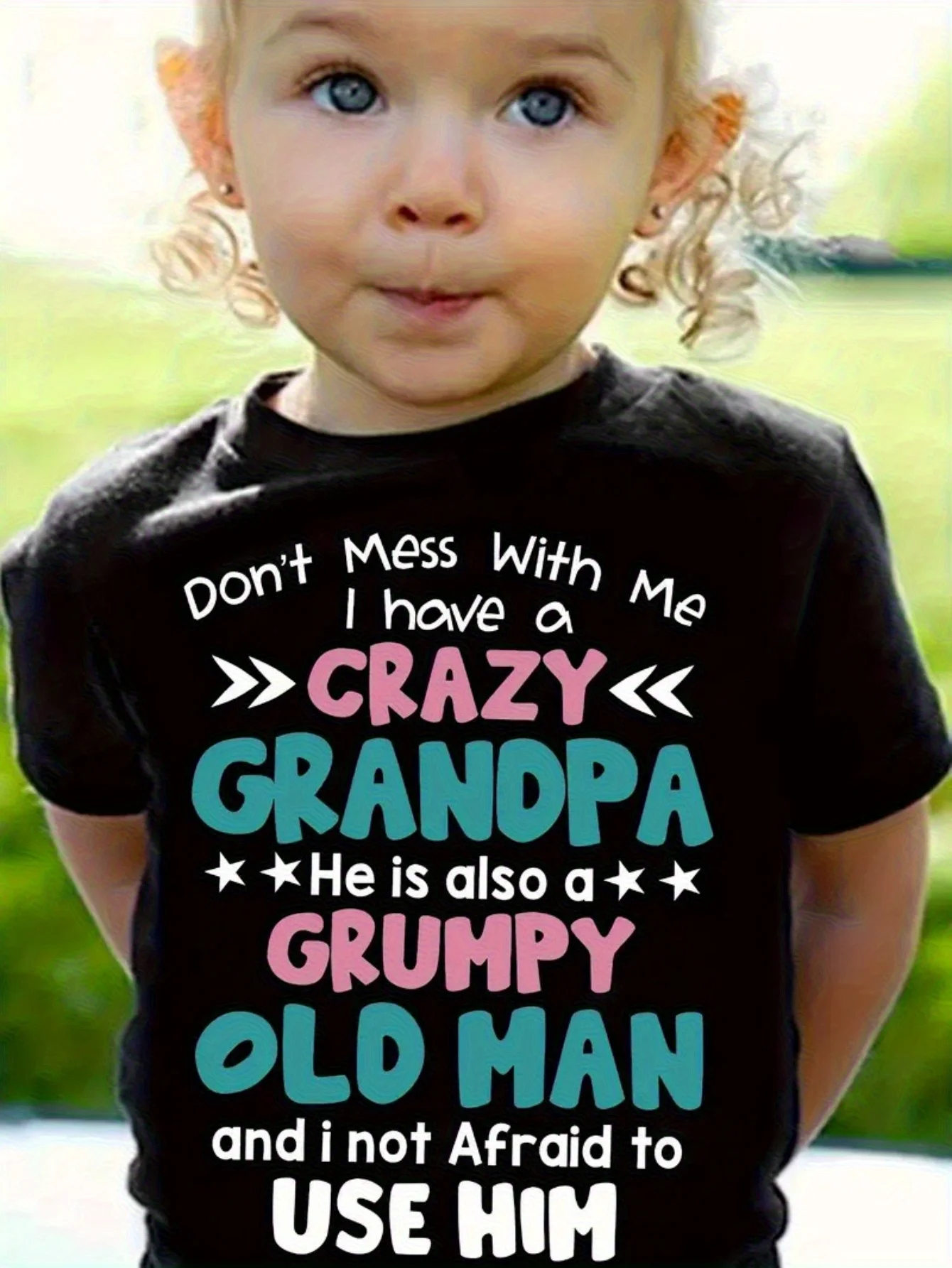 Comfortable Pure Cotton Grandfather Pattern T-shirt, Suitable for Girls - Casual Short Sleeved T-shirt with Fun Letter Print
Comfortable Pure Cotton Grandfather Pattern T-shirt, Suitable for Girls - Casual Short Sleeved T-shirt with Fun Letter Print