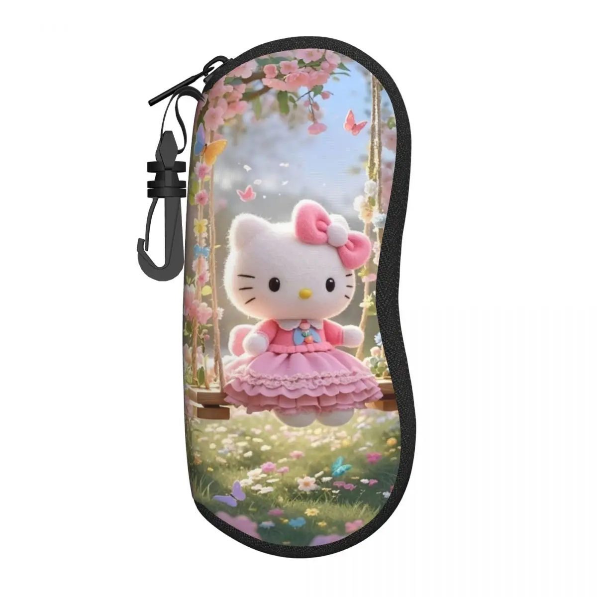 Чехол для очков Hello Kitty Swings, студенческие аксессуары, коробка для хранения мультяшных очков, контейнер для очков с защитой от давления
Чехол для очков Hello Kitty Swings, студенческие аксессуары, коробка для хранения мультяшных очков, контейнер для очков с защитой от давления