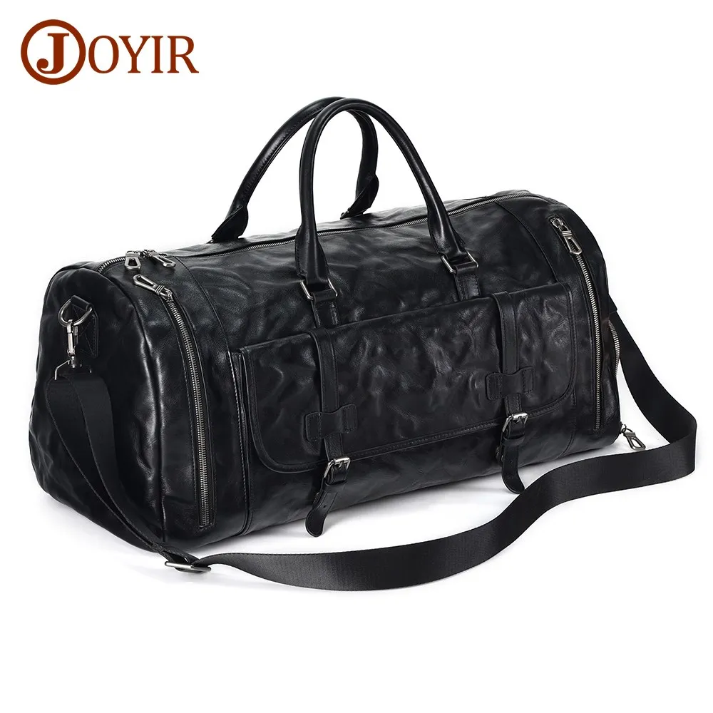 JOYIR Retro Genuine Leather Men Travel Duffels Bags Luggage Business for Men Weekend Bag Large Capacity Casual Shoulder Bag
JOYIR Retro Genuine Leather Men Travel Duffels Bags Luggage Business for Men Weekend Bag Large Capacity Casual Shoulder Bag