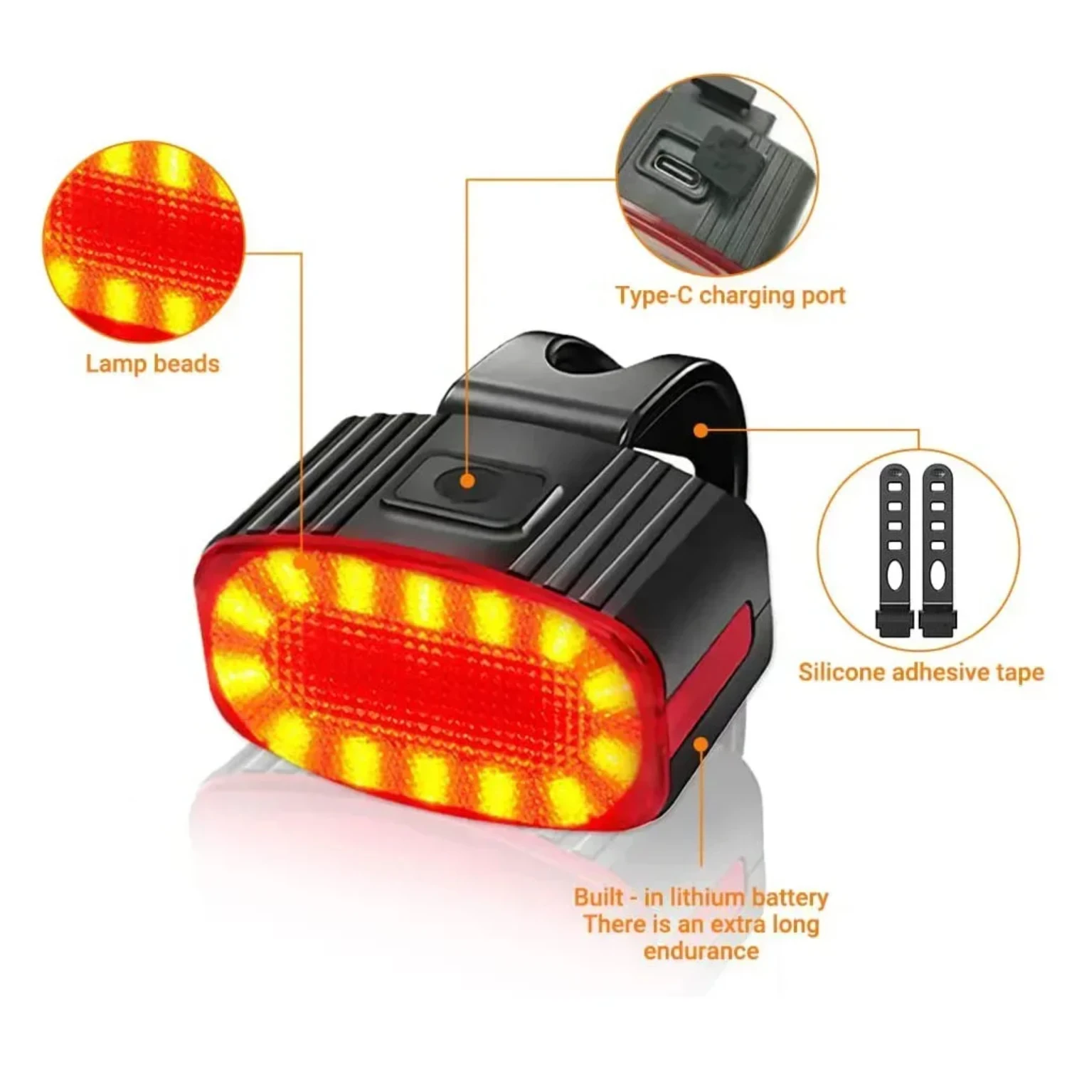Cycling Bicycle Front Rear Light Set Bike USB Charge Headlight Light MTB Waterproof Taillight Lantern Bicycle Accessories
Cycling Bicycle Front Rear Light Set Bike USB Charge Headlight Light MTB Waterproof Taillight Lantern Bicycle Accessories