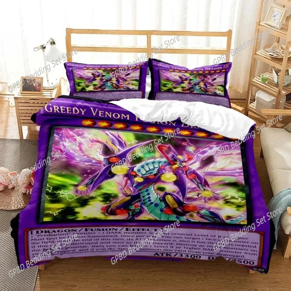 Anime Yu-Gi-Oh Game Card Bedding Set For Bedroom Soft Modern Bedspreads Comefortable Kids Duvet Cover Quilt Cover And Pillowcase
Anime Yu-Gi-Oh Game Card Bedding Set For Bedroom Soft Modern Bedspreads Comefortable Kids Duvet Cover Quilt Cover And Pillowcase
