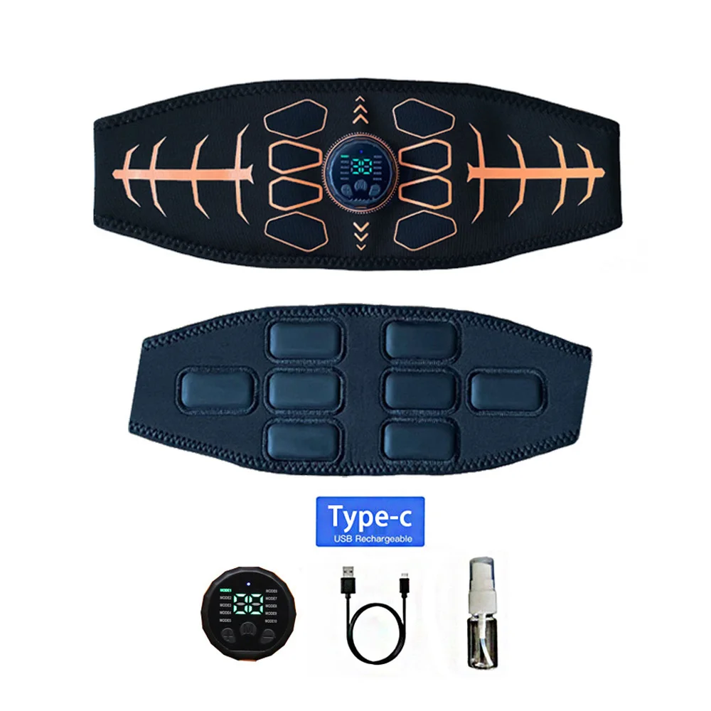 Smart Muscle Toner Abdominal Toning Belt Abs Trainer USB Recharge Body Shaping Massager Home Gym Training Fitness Equipment
Smart Muscle Toner Abdominal Toning Belt Abs Trainer USB Recharge Body Shaping Massager Home Gym Training Fitness Equipment