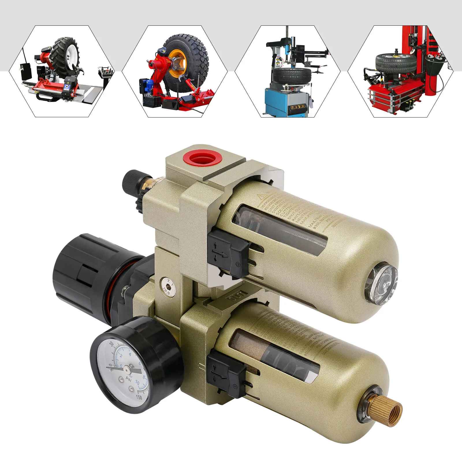 Фильтр воздушного компрессора, масловодоотделитель, регулятор, ловушка, фильтр, шиномонтажный станок, детали машины 
Фильтр воздушного компрессора, масловодоотделитель, регулятор, ловушка, фильтр, шиномонтажный станок, детали машины