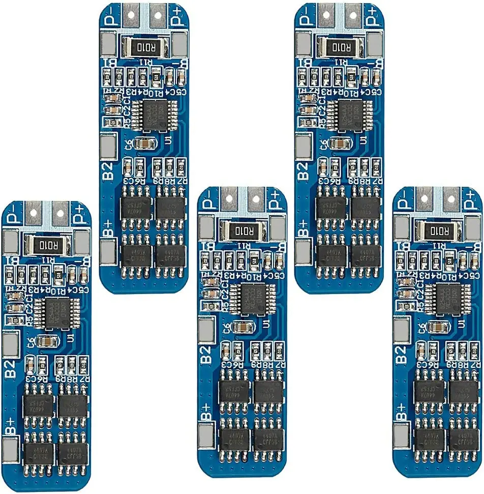 5pcs 3S BMS Module 12V 10A 18650 Lithium Battery Protection Board Charger Module
5pcs 3S BMS Module 12V 10A 18650 Lithium Battery Protection Board Charger Module
