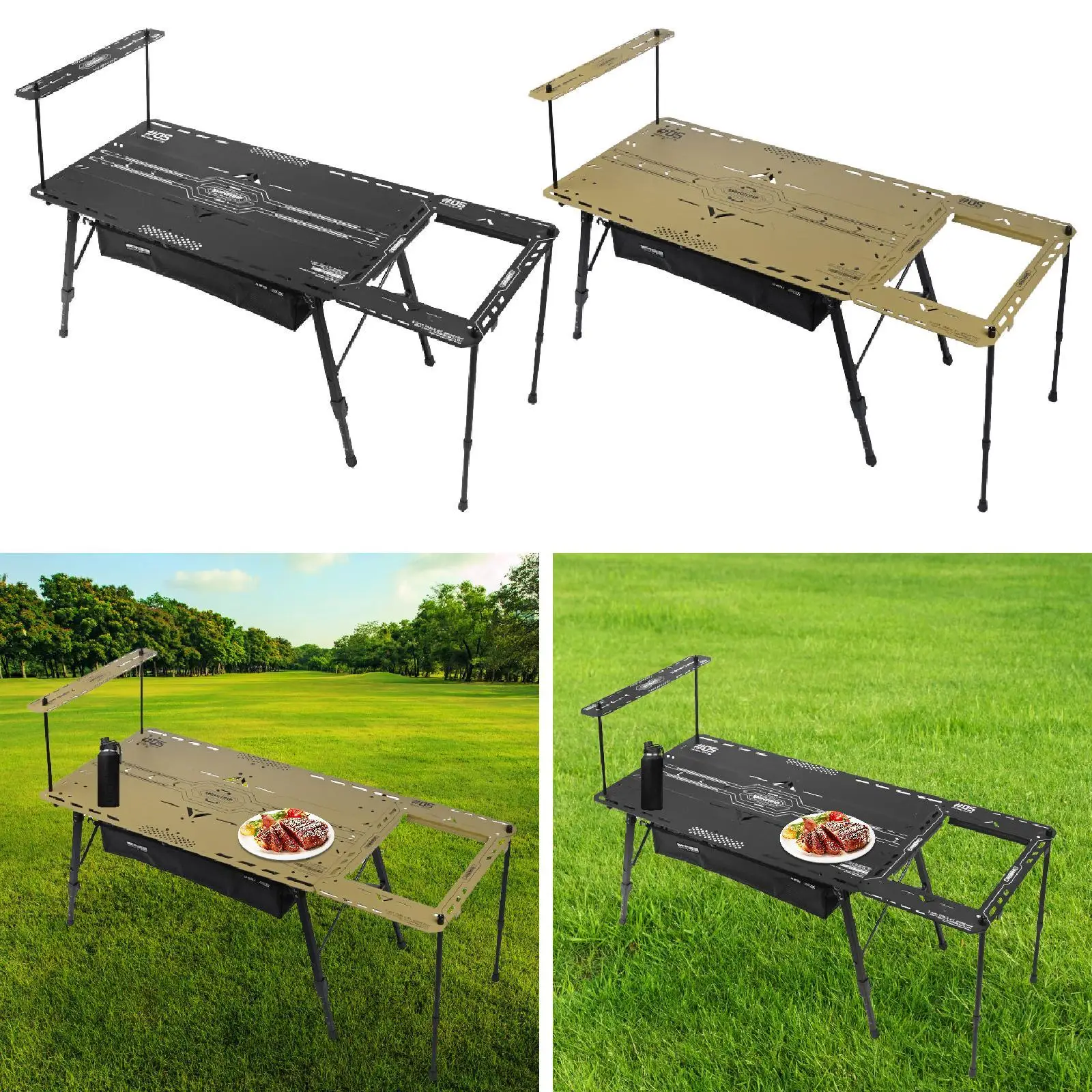 Camping Table Versatile Adjustable Height Aluminum Alloy Practical with Mesh Pocket Picnic Table for Backyard RV Travel Fishing
Camping Table Versatile Adjustable Height Aluminum Alloy Practical with Mesh Pocket Picnic Table for Backyard RV Travel Fishing