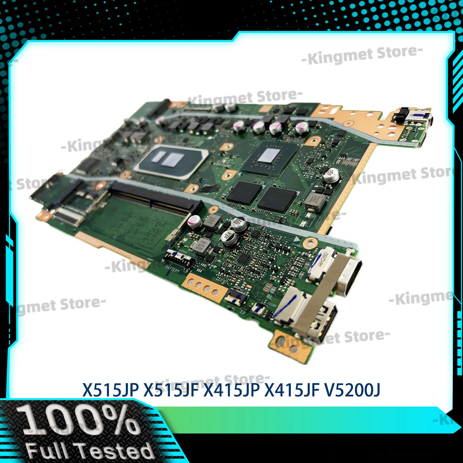 X415JP Laptop Motherboard For ASUS VivoBook X515JP X515JAB A416J X515JF X415J V4200J V5200J Mainboard With I3 I5 I7 CPU tests OK
X415JP Laptop Motherboard For ASUS VivoBook X515JP X515JAB A416J X515JF X415J V4200J V5200J Mainboard With I3 I5 I7 CPU tests OK