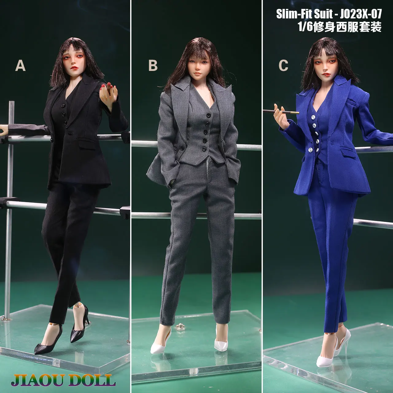JIAOU DOLL JO23X-07 1/6 Scale Female Office Lady Slim Fitting Suit Set Clothes Model Fit 12-inch Sodier Action Figure Body
JIAOU DOLL JO23X-07 1/6 Scale Female Office Lady Slim Fitting Suit Set Clothes Model Fit 12-inch Sodier Action Figure Body