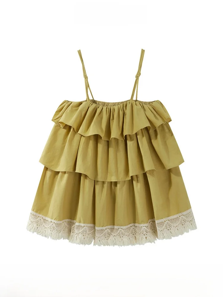 Женский топ Sweet Cake Strap, лето 2024, укороченный, с эффектом похудения, с бахромой, из смесового хлопка, для повседневной носки
Женский топ Sweet Cake Strap, лето 2024, укороченный, с эффектом похудения, с бахромой, из смесового хлопка, для повседневной носки