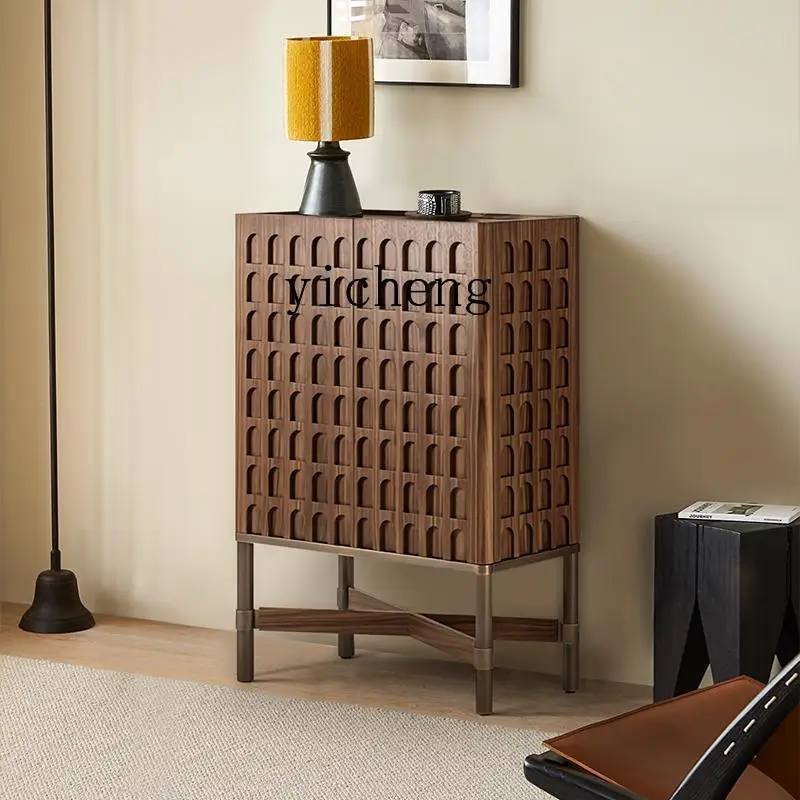 ZC solid wood retro vertical cabinet art dining side cabinet light luxury high-end relief storage cabinet
ZC solid wood retro vertical cabinet art dining side cabinet light luxury high-end relief storage cabinet