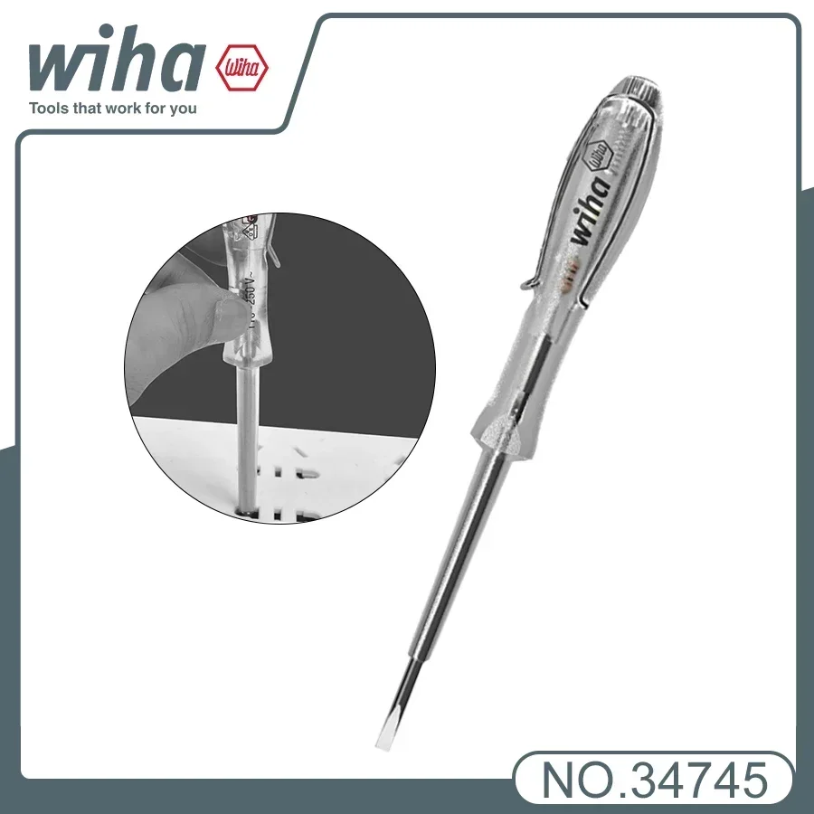 WIHA Voltage Tester Screwdriver with Push-on Clip for Measuring Circuit Smart Breakpoint Tester Pen 34745/05271/00456 toolsset
WIHA Voltage Tester Screwdriver with Push-on Clip for Measuring Circuit Smart Breakpoint Tester Pen 34745/05271/00456 toolsset