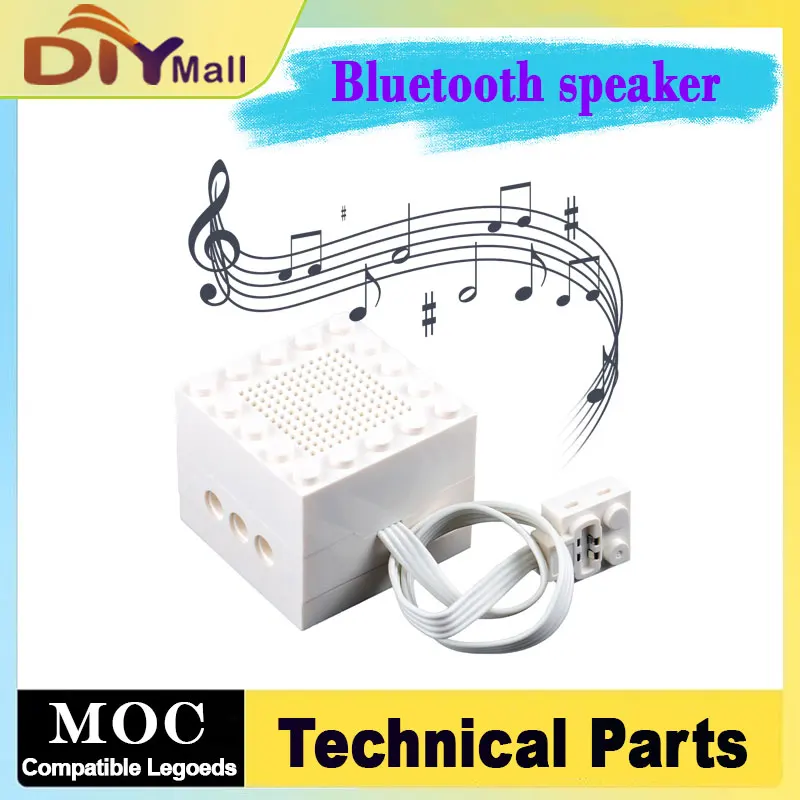 MOC Car Train Music Box Building Set With Bluetooth Speaker Sound Module Creative Play Modification Compatible With Legoed Brick
MOC Car Train Music Box Building Set With Bluetooth Speaker Sound Module Creative Play Modification Compatible With Legoed Brick