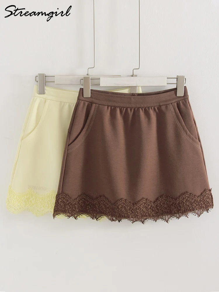 Элегантная коричневая мини-юбка Streamgirl с кружевом, приталенная, с карманами, на резинке, короткая желтая юбка-мини с кружевом для женщин, юбка с кружевом, юбка спортивная
Элегантная коричневая мини-юбка Streamgirl с кружевом, приталенная, с карманами, на резинке, короткая желтая юбка-мини с кружевом для женщин, юбка с кружевом, юбка спортивная