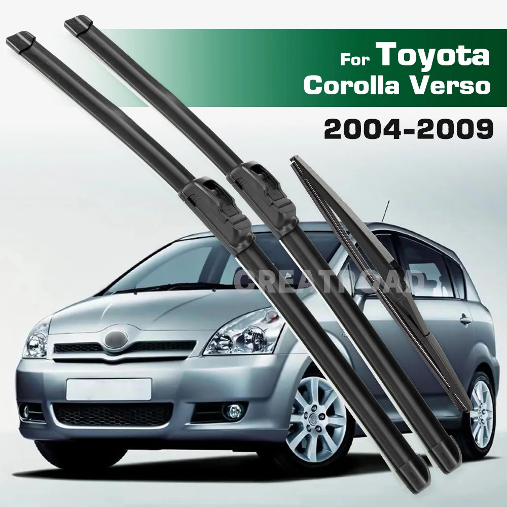 For Toyota Corolla Verso 2004-2009 2005 2006 2007 2008 Wiper Front & Rear Wiper Blades Windshield Windscreen Window 26"+16"+11"
For Toyota Corolla Verso 2004-2009 2005 2006 2007 2008 Wiper Front & Rear Wiper Blades Windshield Windscreen Window 26"+16"+11"