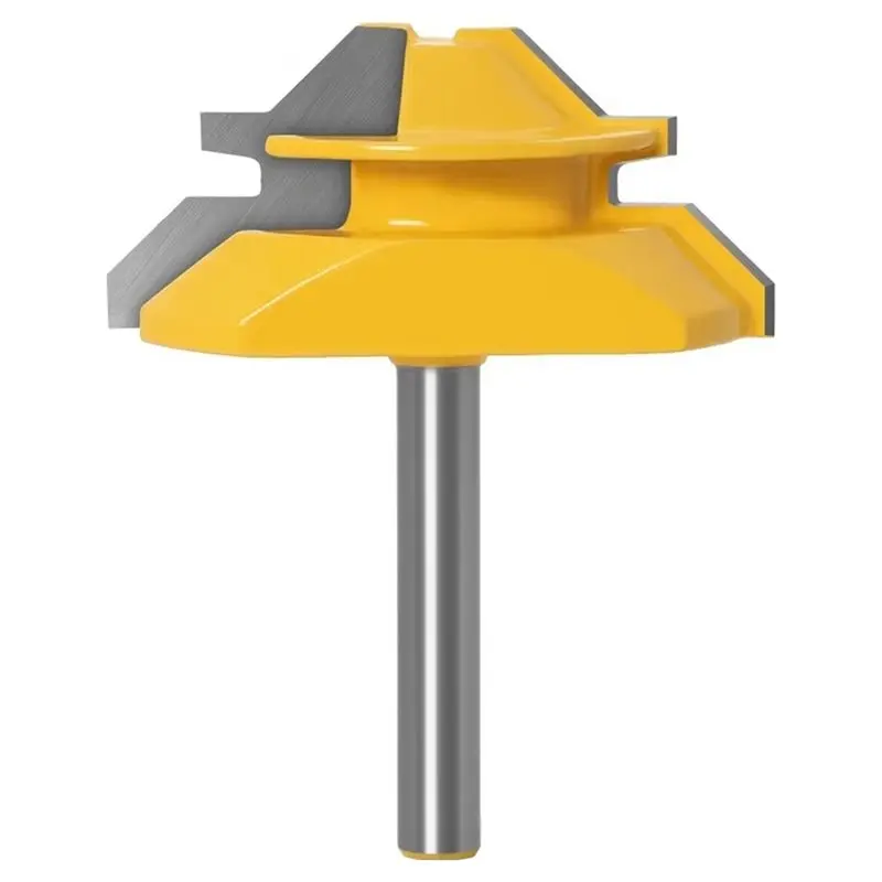 AB41-1PC 45 Degree Lock Miter Router Bit 6Mm Shank Woodworking Tenon Milling Cutter Tool Drilling Milling For Wood Carbide C
AB41-1PC 45 Degree Lock Miter Router Bit 6Mm Shank Woodworking Tenon Milling Cutter Tool Drilling Milling For Wood Carbide C