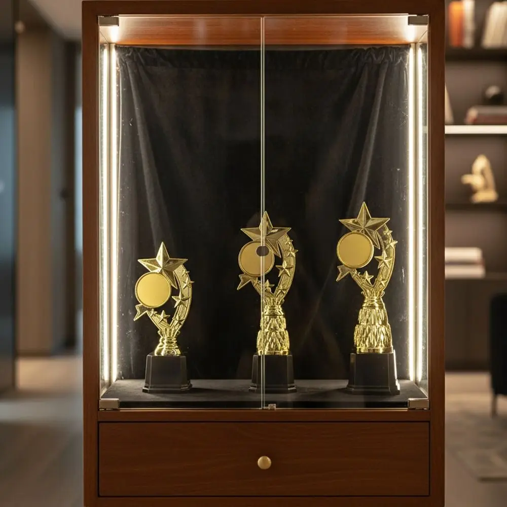 22/25.5/28/30.5 CM Prize Trophy Large Size Golden Color Competition Trophy Pentagram Star Small Size Award Trophy
22/25.5/28/30.5 CM Prize Trophy Large Size Golden Color Competition Trophy Pentagram Star Small Size Award Trophy