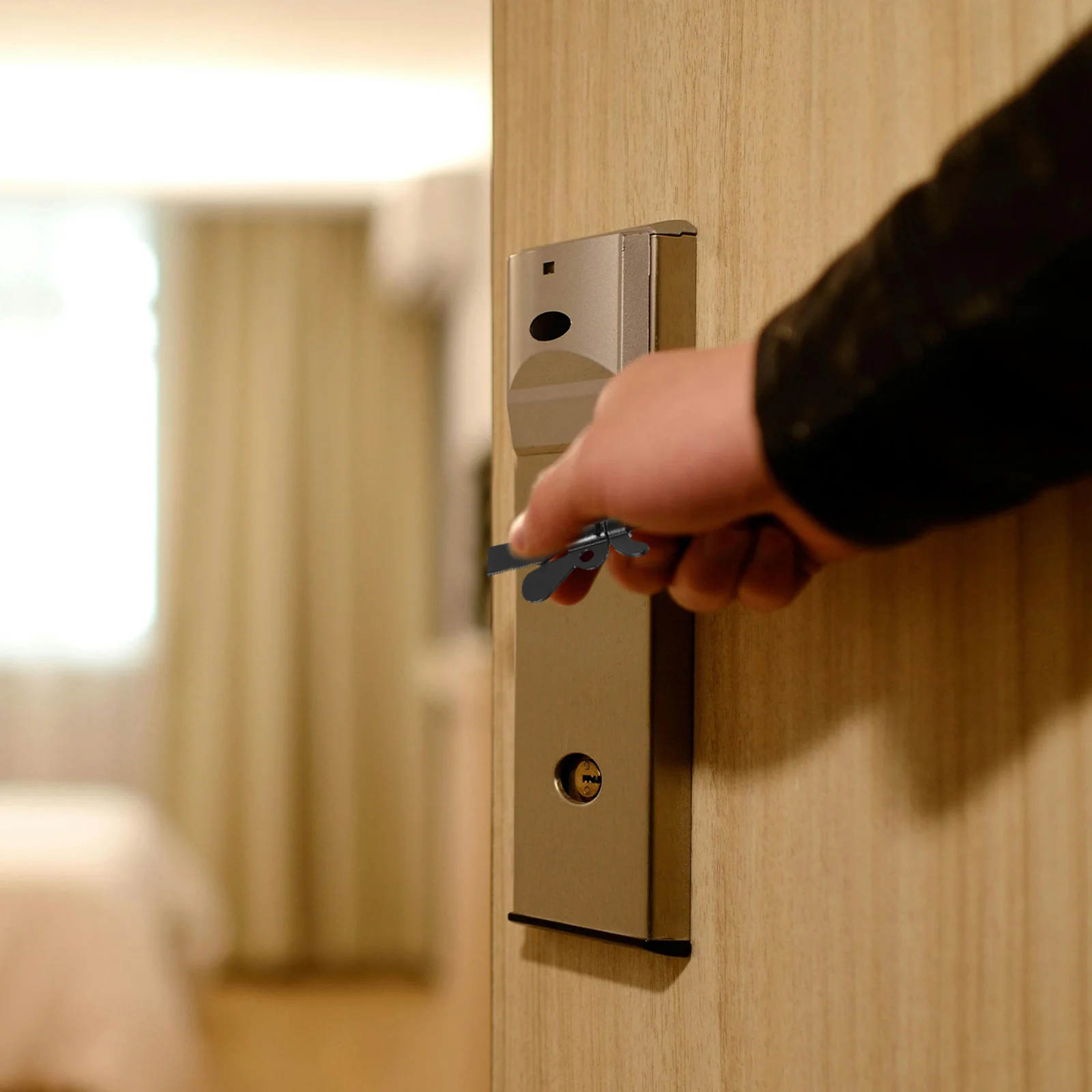 Portable Stainless Hotel Lock Travel Lock Heavy Duty Heavy Duty Door Stopper Stopper Travel Security Devices Door Locker
Portable Stainless Hotel Lock Travel Lock Heavy Duty Heavy Duty Door Stopper Stopper Travel Security Devices Door Locker