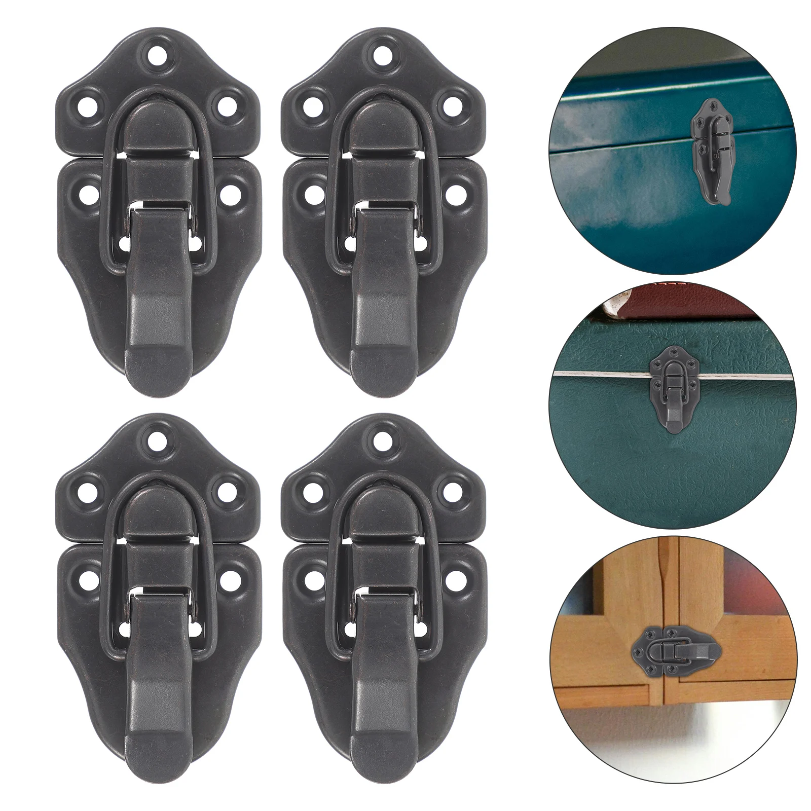 4pcs Box Hasp Buckles Metal Lock Latch Hardware Jewelry Cabinet Suitcase Storage Clasp For Diy Wood Gift Boxes
4pcs Box Hasp Buckles Metal Lock Latch Hardware Jewelry Cabinet Suitcase Storage Clasp For Diy Wood Gift Boxes