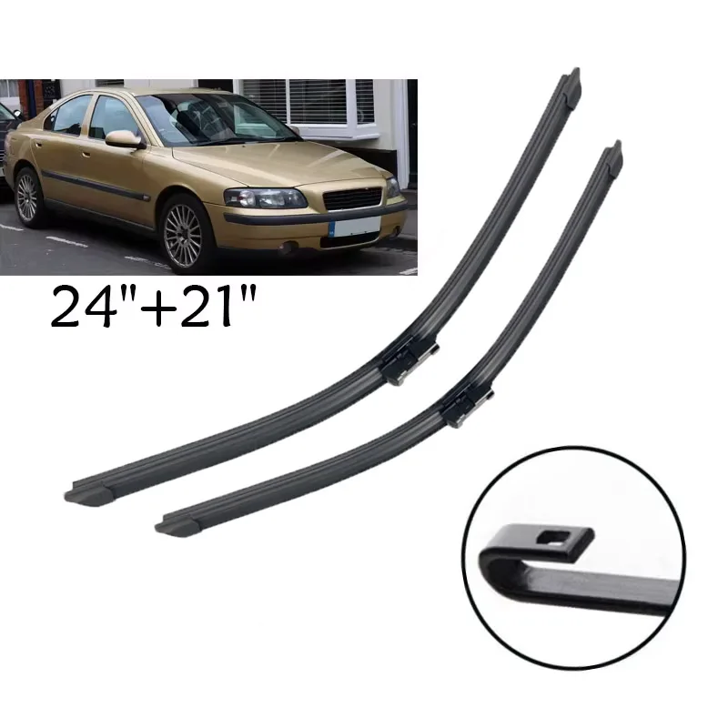 Wiper Hybrid Front Wiper Blades For Volvo S60 2000 - 2004 Windshield Windscreen Clean Window Car Rain Brushes 24"+21"
Wiper Hybrid Front Wiper Blades For Volvo S60 2000 - 2004 Windshield Windscreen Clean Window Car Rain Brushes 24"+21"