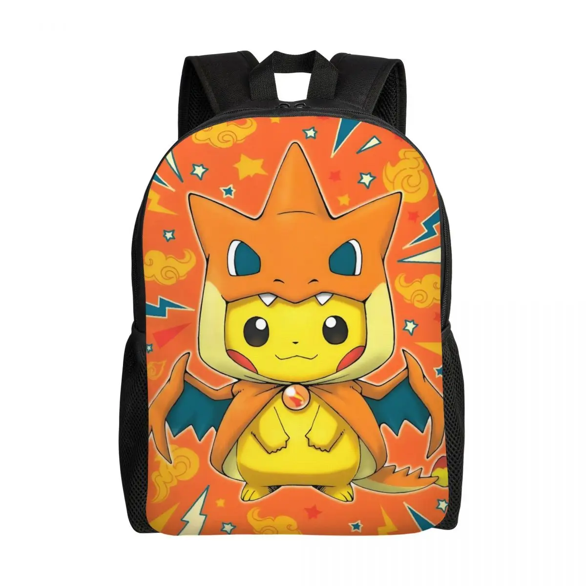 Custom 3D Printing Bikachus Charizard Backpack for Boys Girls Animation College School Travel Bags Bookbag Fits 15 Inch Laptop
Custom 3D Printing Bikachus Charizard Backpack for Boys Girls Animation College School Travel Bags Bookbag Fits 15 Inch Laptop