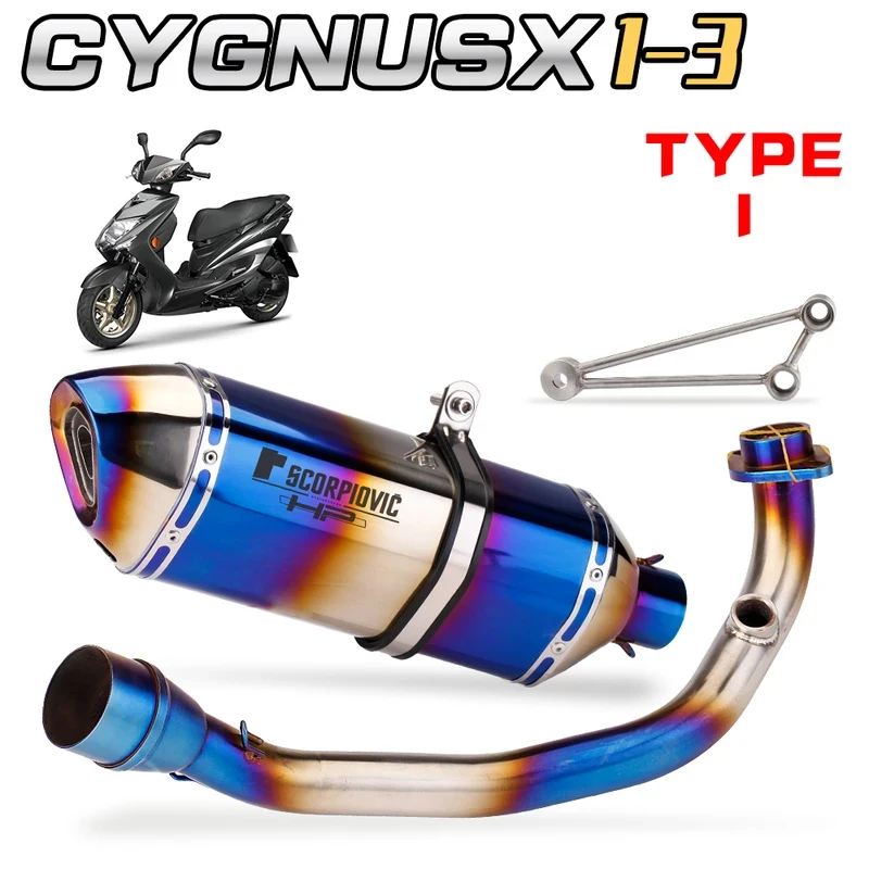 51MM Modified Motorcycle Exhaust Front Link Pipe Full System For CYGNUS-X 125cc 2002-2019
51MM Modified Motorcycle Exhaust Front Link Pipe Full System For CYGNUS-X 125cc 2002-2019