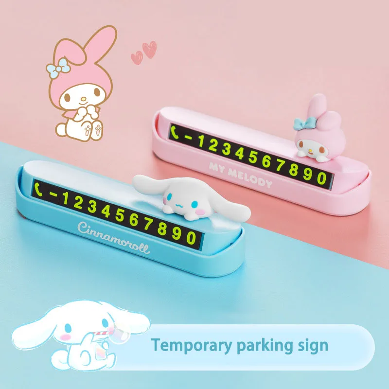 Kawaii Sanrioed My Melody Cinnmoroll карточка для временной парковки автомобиля Милая аниме мультяшная карточка с номером телефона автомобильный аксессуар мальчик девочка подарок
Kawaii Sanrioed My Melody Cinnmoroll карточка для временной парковки автомобиля Милая аниме мультяшная карточка с номером телефона автомобильный аксессуар мальчик девочка подарок