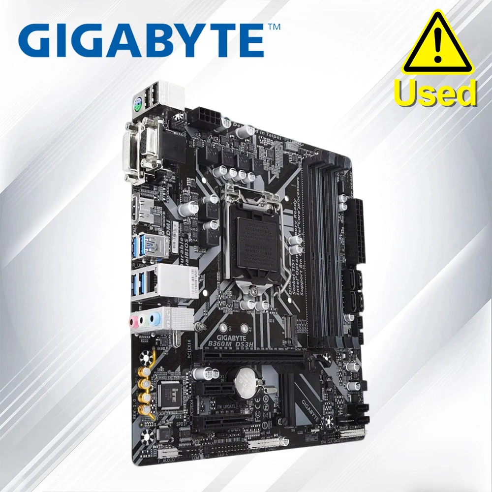 Gigabyte B360M DS3H original LGA 1151 DDR4 B360 desktop computer motherboards
Gigabyte B360M DS3H original LGA 1151 DDR4 B360 desktop computer motherboards