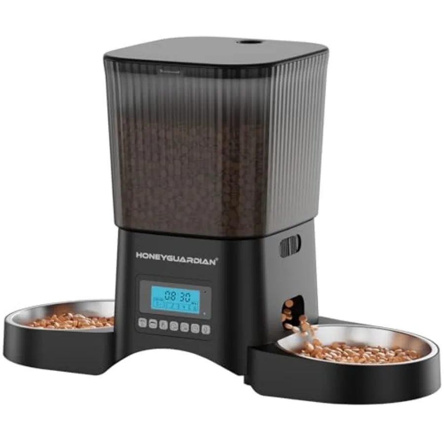 Automatic Cat Feeder for 2 Cats Automatic Cat Food Dispenser Pet for s and Dogs Desiccant Bag Programmable Portion Control 10s
Automatic Cat Feeder for 2 Cats Automatic Cat Food Dispenser Pet for s and Dogs Desiccant Bag Programmable Portion Control 10s