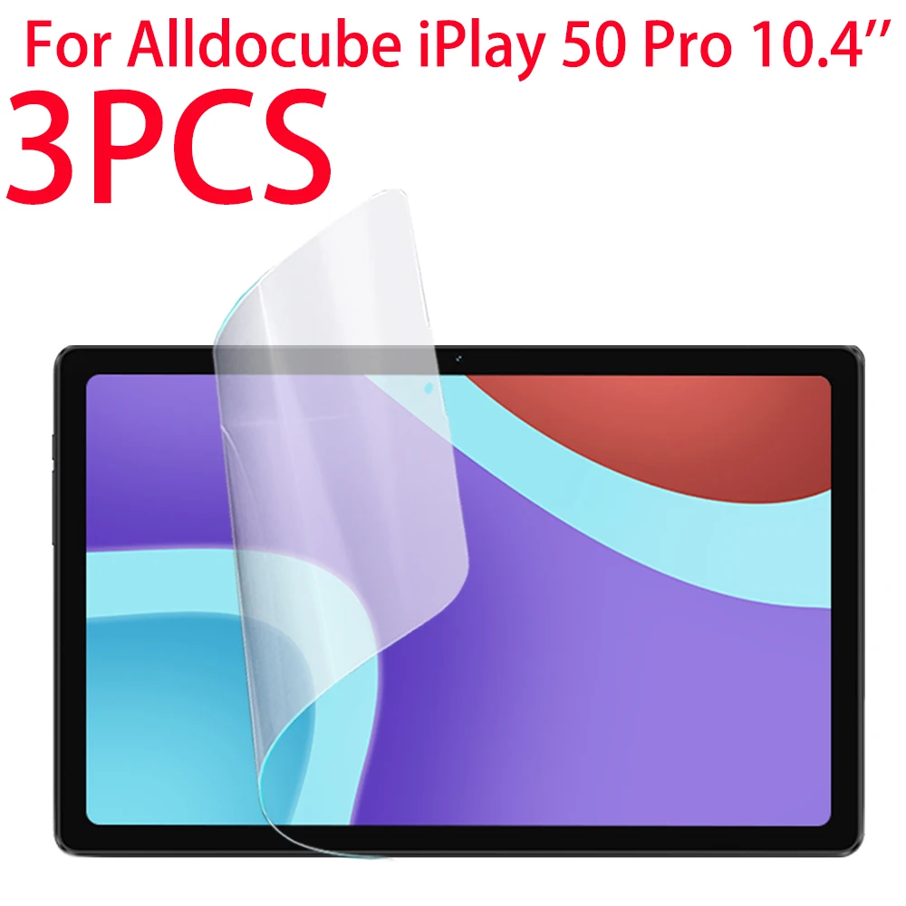 3PCS PET Soft Film Screen Protector For Alldocube iPlay 50 iPlay50 Pro 10.4 inch Tablet Protective Films For iPlay 50 Pro
3PCS PET Soft Film Screen Protector For Alldocube iPlay 50 iPlay50 Pro 10.4 inch Tablet Protective Films For iPlay 50 Pro