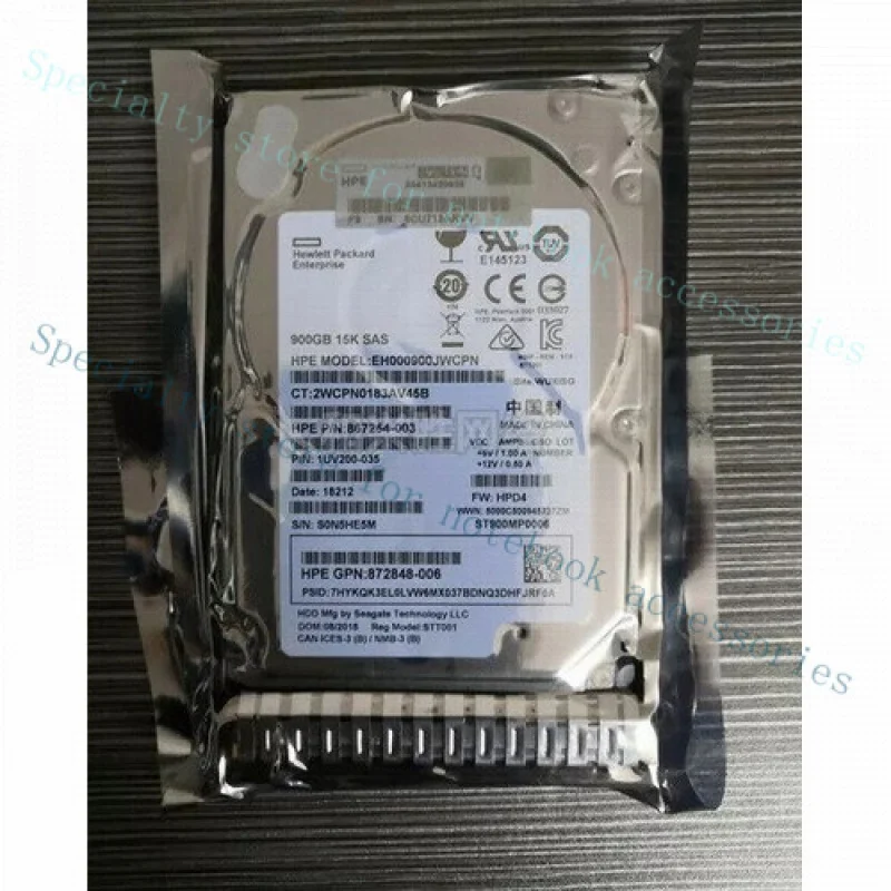A+ A+ 870759-B21 870795-001 for HPE 900GB SAS 12G 15K SFF SC DS HDD Hard Drive
A+ A+ 870759-B21 870795-001 for HPE 900GB SAS 12G 15K SFF SC DS HDD Hard Drive