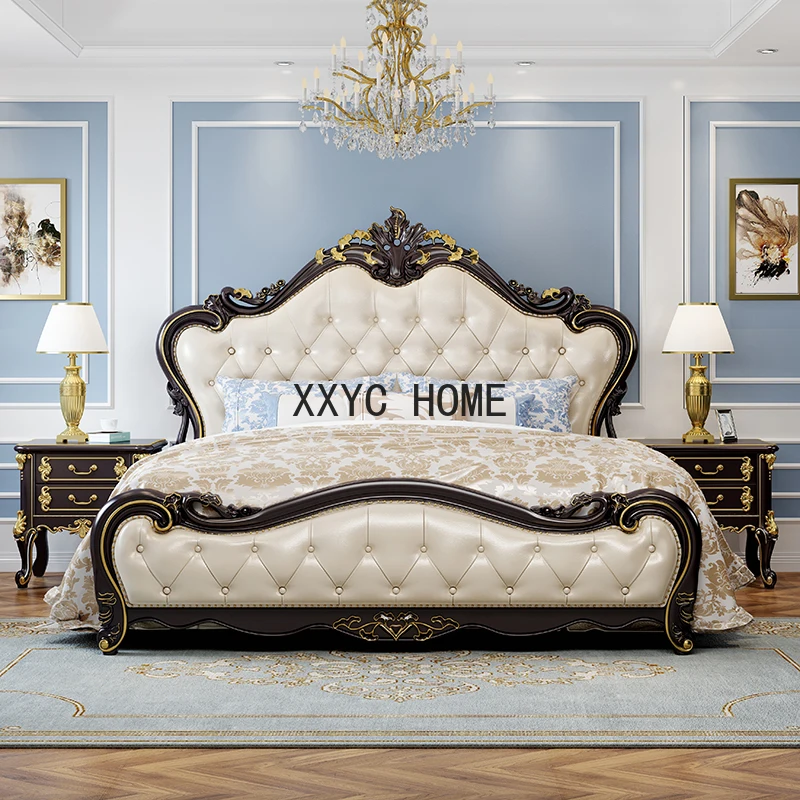 European Luxury Wood Multifonction Size Double Bed Storage Space Cama Luxuosa Modern Furniture
European Luxury Wood Multifonction Size Double Bed Storage Space Cama Luxuosa Modern Furniture