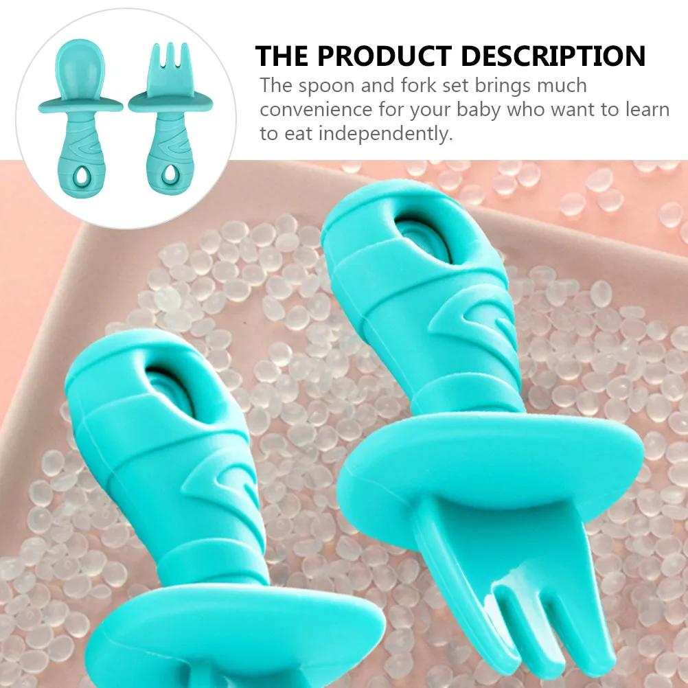 Силиконовая детская ложка с вилкой, 2 предмета, набор посуды для кормления младенцев, для развития моторики, столовые приборы для малышей, для дома и детского сада
Силиконовая детская ложка с вилкой, 2 предмета, набор посуды для кормления младенцев, для развития моторики, столовые приборы для малышей, для дома и детского сада