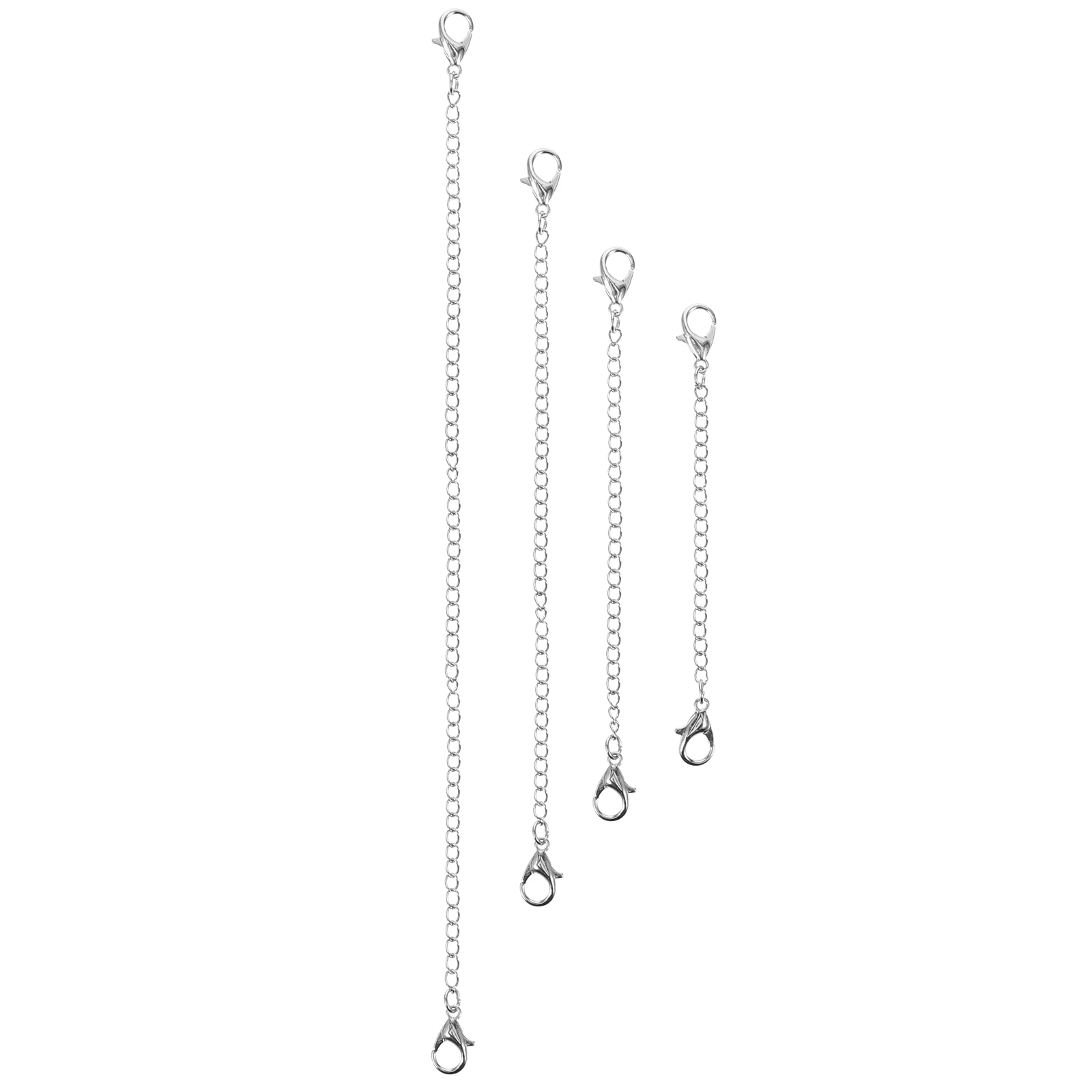 4 Pcs Necklace Extenders High Polished Metal Chains Classic Color DIY Jewelry Making Compatible with Necklaces Bracelets Anklets
4 Pcs Necklace Extenders High Polished Metal Chains Classic Color DIY Jewelry Making Compatible with Necklaces Bracelets Anklets